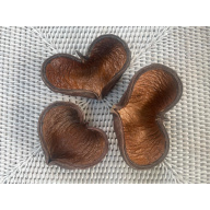3x Mixed Sized Budda Nuts, Natural Hide, For Breeding, Molting, Bio Food, 1x Free Indian Almond Leaf.